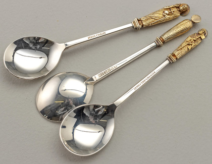 Sterling Silver Apostle Spoon Set (Set of 13) - South African Guild of Silversmiths